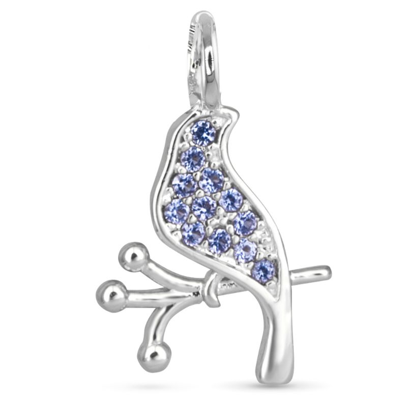 Blue Bird Charm Silver